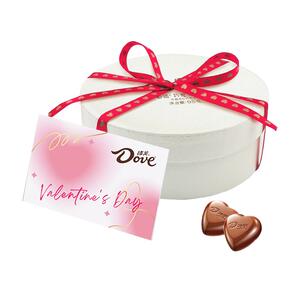 德芙心语牛奶夹心巧克力纯白礼盒装送男女友闺蜜情人节礼物零食