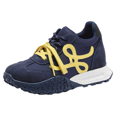 7cm内增高德训鞋女小个子厚底