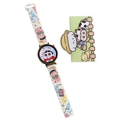 美派适用华为GT蜡笔小新硅胶表带