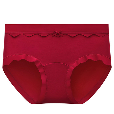 红豆红红色女士内裤礼盒套装