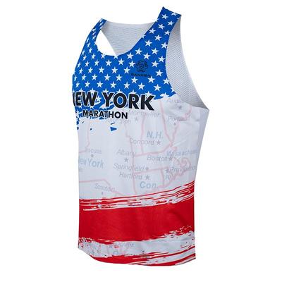 Sanken马拉松七大满贯系列纽约New York运动训练跑步男速干背心