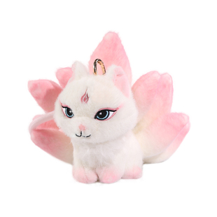 正品现货北京文创火神庙小九九毛绒祝福摆件可爱九尾狐狸挂件礼物