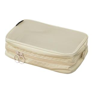 化妆包女2023新款便携式透明化妆刷收纳包收纳袋小口红杂物收纳包