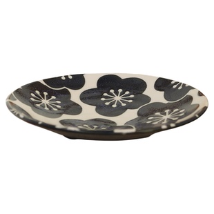 有谷窑日本进口月濑梅陶瓷餐具套装家用碗碟盘子高级感釉下彩碗盘