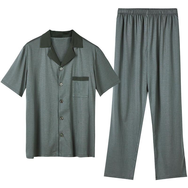 【天丝莱赛尔棉系列合集】睡衣男士夏季短袖家居服送爸爸薄父亲节