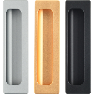 嵌入式隐形衣柜门拉手抽屉内凹门暗扣手隐藏式推拉门凹槽把手内嵌