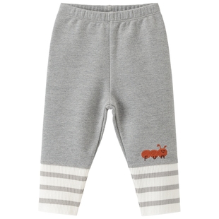 乖奇熊婴儿裤子春秋季保暖贴身打底秋裤男女宝宝睡裤居家儿童长裤