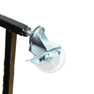 狗笼子轮子 白色树脂每套4个（2个带刹车）