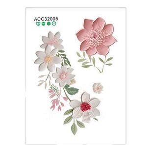 简约清新田园花朵欧式贴画卧室客厅开关贴纸家用插座开关装饰墙贴