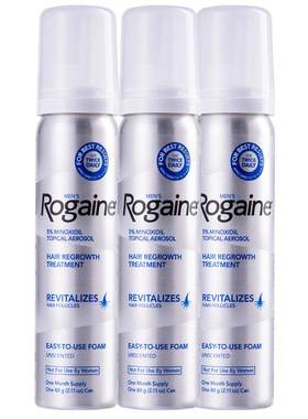 Rogaine/培健落健5%米诺地尔男士生发泡沫剂脱发专用官方正品旗舰