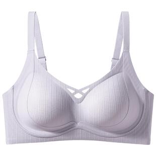 无痕舒适云朵内衣女士小胸聚拢不空杯上托收副乳防下垂无钢圈文胸