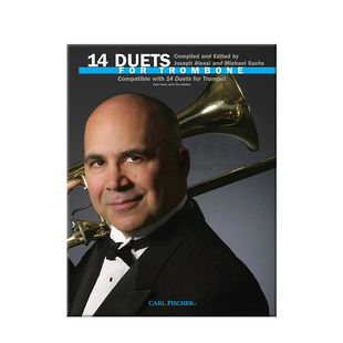 14首长号二重奏 总谱 卡尔费舍尔原版乐谱书 14 Duets for Trombone WF76
