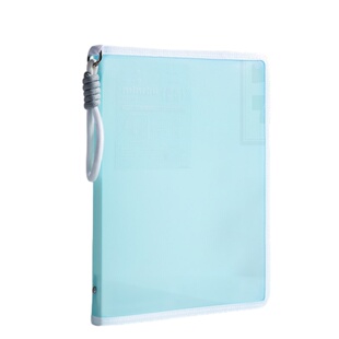 得力觅光系列手提袋透明文件袋拉链式a4收纳大学生拎书袋作业收纳包小学初中生L型考试试卷学科补习袋