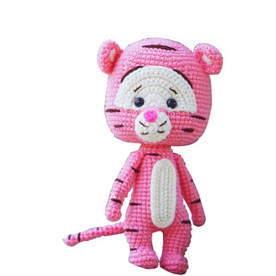 魔法线团雪菲儿五股奶棉钩针毛线编织小熊维尼玩偶手工diy材料包