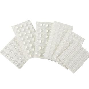 硅胶防撞胶粒透明自粘颗粒冰箱家具橱柜门把手消音贴玻璃缓冲脚垫