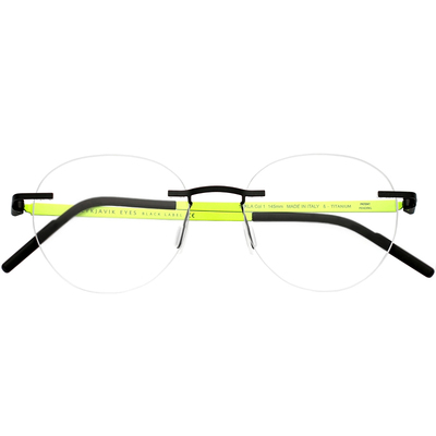 冰岛无框时尚女纯钛眼镜架