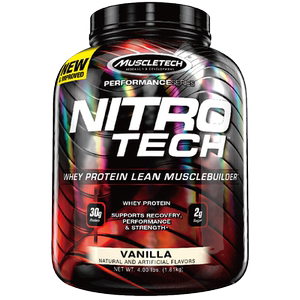 Muscletech肌肉科技正氮乳清蛋白粉健身增健肌粉whey塑形进口4磅