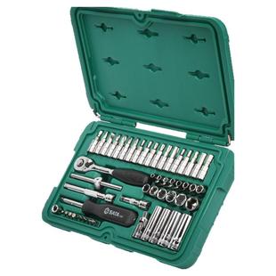 世达小飞套筒套装汽车机械维修工具箱6.3mm棘轮快速扳手组套09002