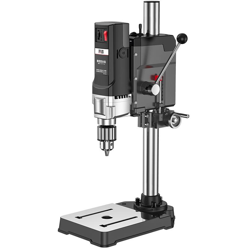 日本质造台钻小型家用220V大功率工业级多功能工作台高精度钻孔机