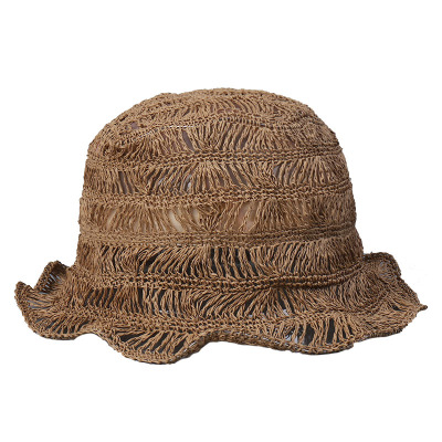 出游凉帽宽檐镂空草编织遮阳春夏