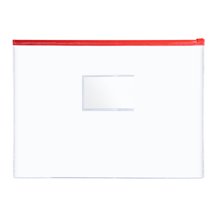 a4纸文件袋透明款塑料防水加厚资料拉边袋档案拉链式证件考试试卷分类收纳学习文具办公用品小学生初中生专用