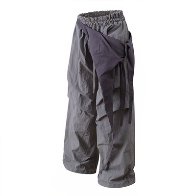 F383可拆卸腰带抽绳速干直筒伞兵