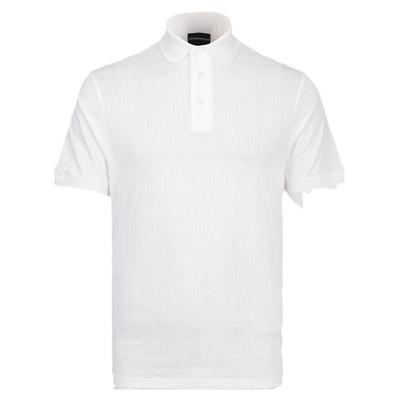 阿玛尼2025新款男士针织polo衫