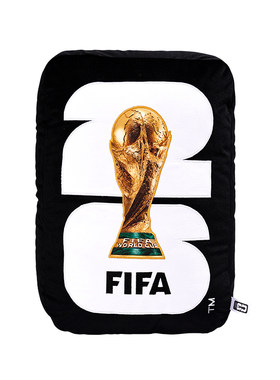 FIFA国际足联2026世界杯周边26LOGO款可拆洗抱枕沙发靠垫午休神器