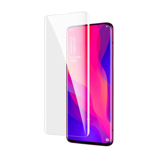 适用OPPO Reno 13 12 11 10 9/3 Pro/4/5/6 Pro Reno8T 5G钢化玻璃膜A5全胶UV曲面蓝光A3 A2手机磨砂防窥膜+