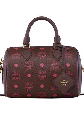 【2026新品】MCM ELLA Visetos小号波士顿包斜挎包女包