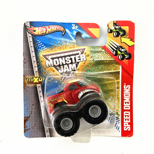 Hot wheells风火轮Q版回力怪兽卡车 掘墓人国王大脚越野车Q版赛车