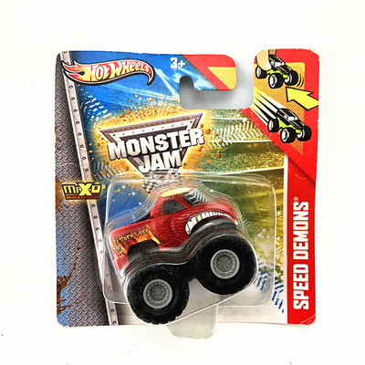 Hot wheells风火轮Q版回力怪兽卡车 掘墓人国王大脚越野车Q版赛车