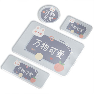 万物可爱 硅藻泥吸水垫卫生间洗手台浴室地垫防滑垫速干杯垫创意