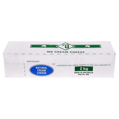 澳大利亚MG奶油奶酪进口2kg烘焙