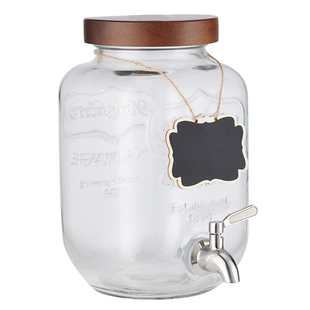 大容量玻璃饮料桶带龙头商用啤酒可乐水果茶泡酒瓶罐子果汁冷饮罐