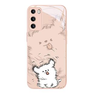 适用华为mate60pro手机壳凌乱小狗nova12个性创意pura70情侣p50狗狗荣耀100小众女90全包50/40玻璃11新款p40