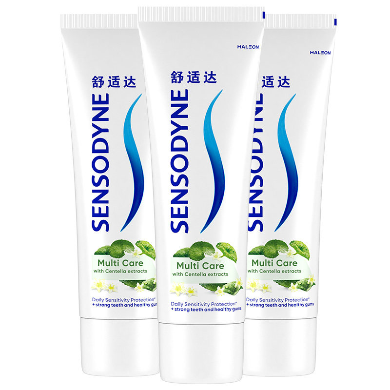 舒适达多效臻护草本牙膏清新口气