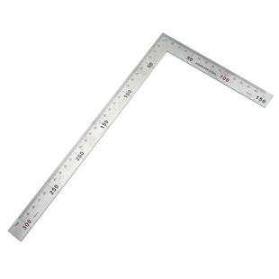 不锈钢直角尺90度 加厚角尺大号拐尺多功能L型拐角钢尺高精度皮艺