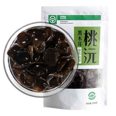 250克桃沅汪清黑木耳长白山特产