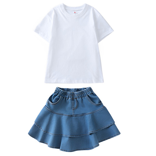 六一幼儿园合唱运动会小学生牛仔毕业表演班服儿童啦啦队演出服装