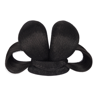 儿童汉服假发一体式全套头饰古风小唐风发髻盘发造型古装女童垫发