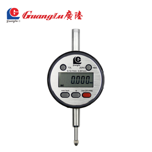 广陆数显千分表0-3-5-6.5-10-12.7-25-50mm电子数字0.001mm