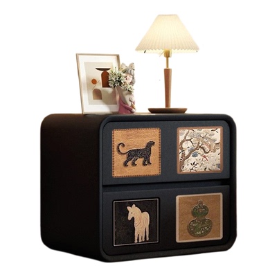 中古风床头柜2025新款小型