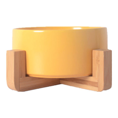 陶瓷猫碗水碗狗碗保护颈椎防打翻