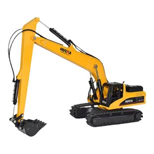 长臂挖掘机模型儿童男孩合金属挖土机工程车玩具仿真履带钩机挖机