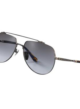 BULLE DE SAVON双梁复古合金飞行员太阳眼镜防紫外线遮光蛤蟆墨镜