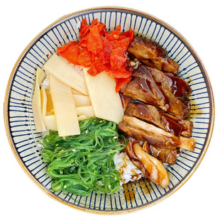 照烧腿排鸡排饭快餐日式便当照烧鸡肉鸡腿排冷冻半成品包邮一箱装