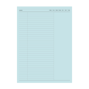 iplaybox彩色纸B5拍纸本B6横线矩形格康奈尔日计划本B7多用便签本