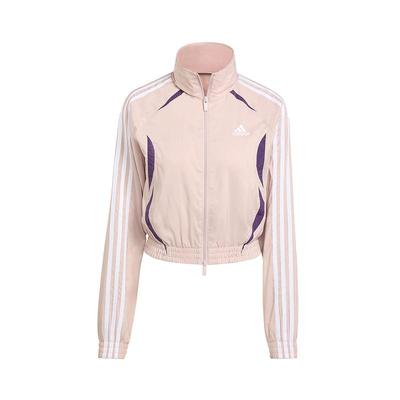 Adidas阿迪达斯女装2025秋季新款SLIM TRACKTOP立领外套KE9787