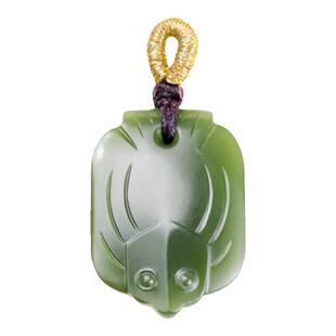 红山玉鸮复原款和田玉文玩手把件吊坠项链车挂件送礼 礼物 带证